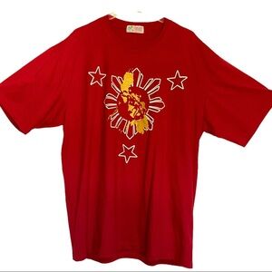 Pride of the Philippines. XL Red Short Sleeve T-Shirt. NWOT
